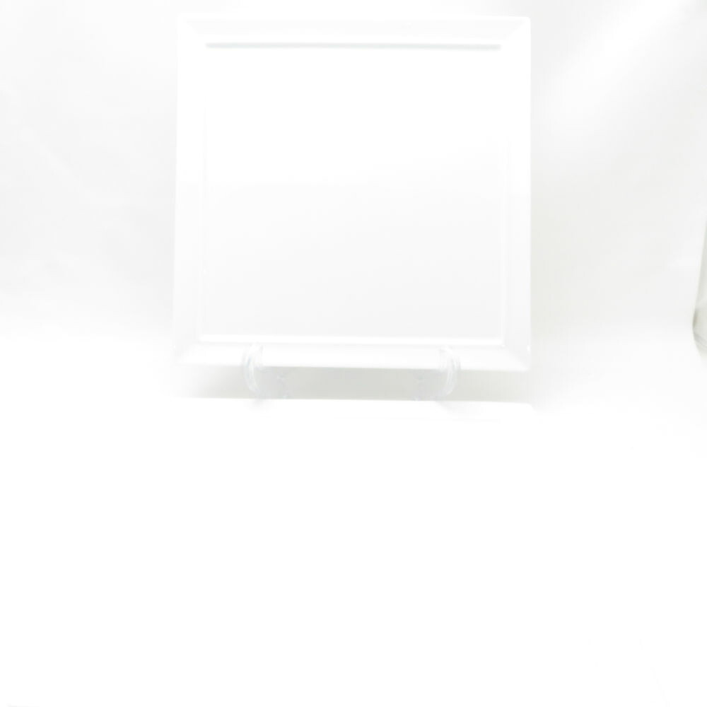 BERNARDAUD LIMOGES ベルナルドリモージュ Fusion 核融合反応 お持て成し一皿 2枚 白磁 ありの実 角型 Tonga お皿 晩さん会 SU12662E1 【中古】 食器-食器・カトラリー・グラス-皿・プレート