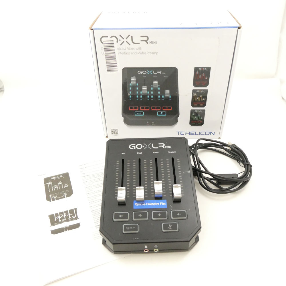 TC-Helicon GOXLR mini オーディオインターフェース TC Helicon GoXLR MINI - Versatile Audio Interface for Streamers