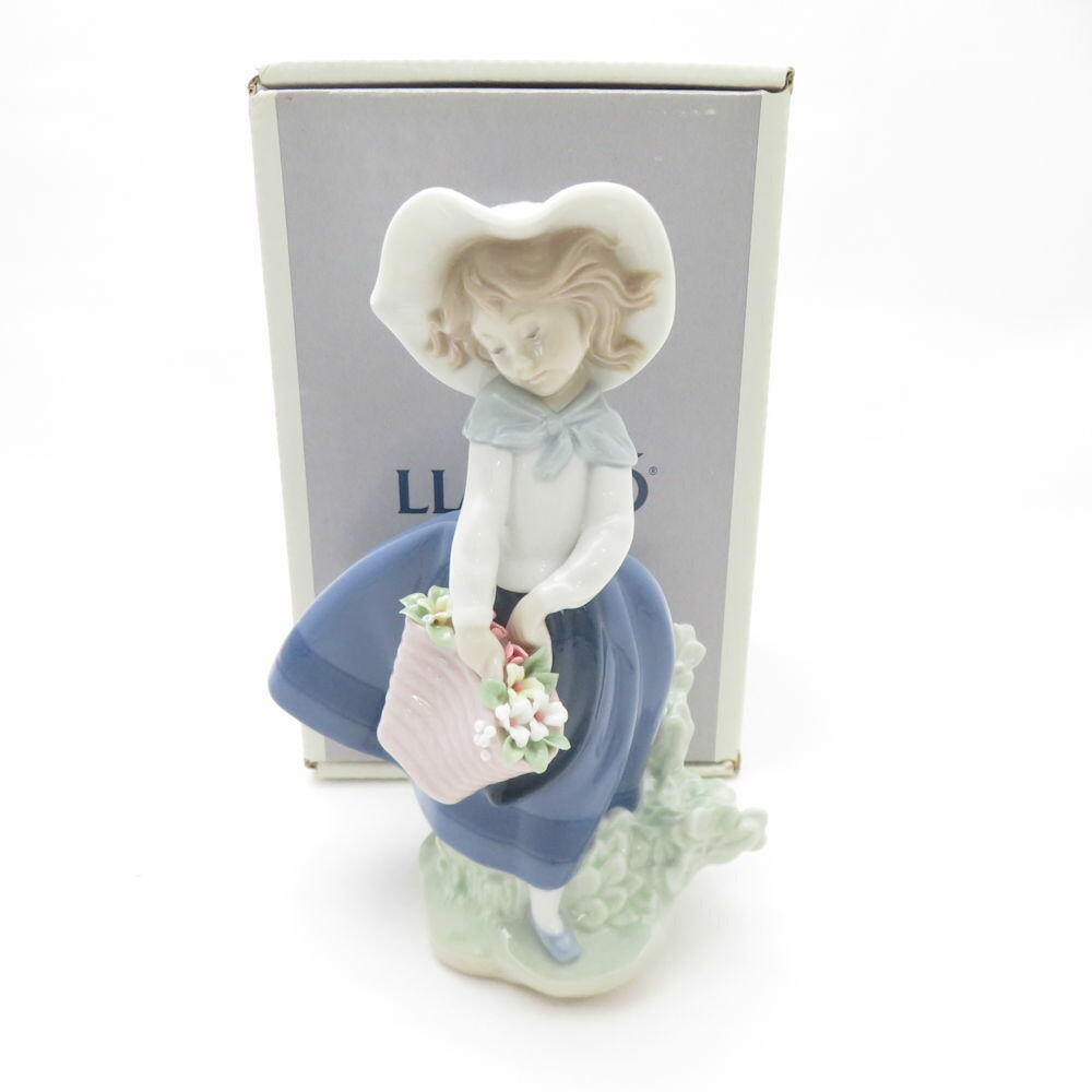 楽天市場】美品 LLADRO リヤドロ 5292「恋の花が咲く」 フィギュ