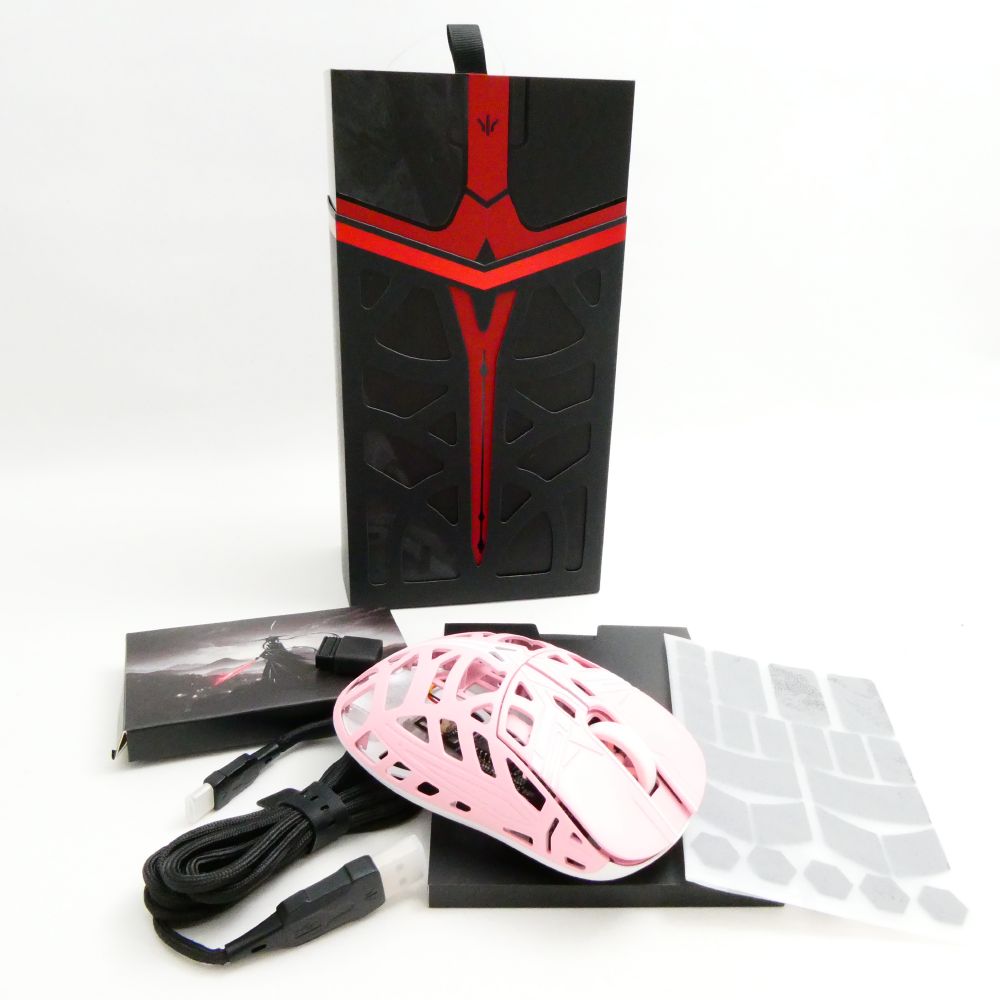 美品 WLMOUSE ウィルマウス Sword X 無線電話 ゲーミングマウス 無線電話 FPS e運動競技 パソコン境界線の外側計器 HY1570 【中古】