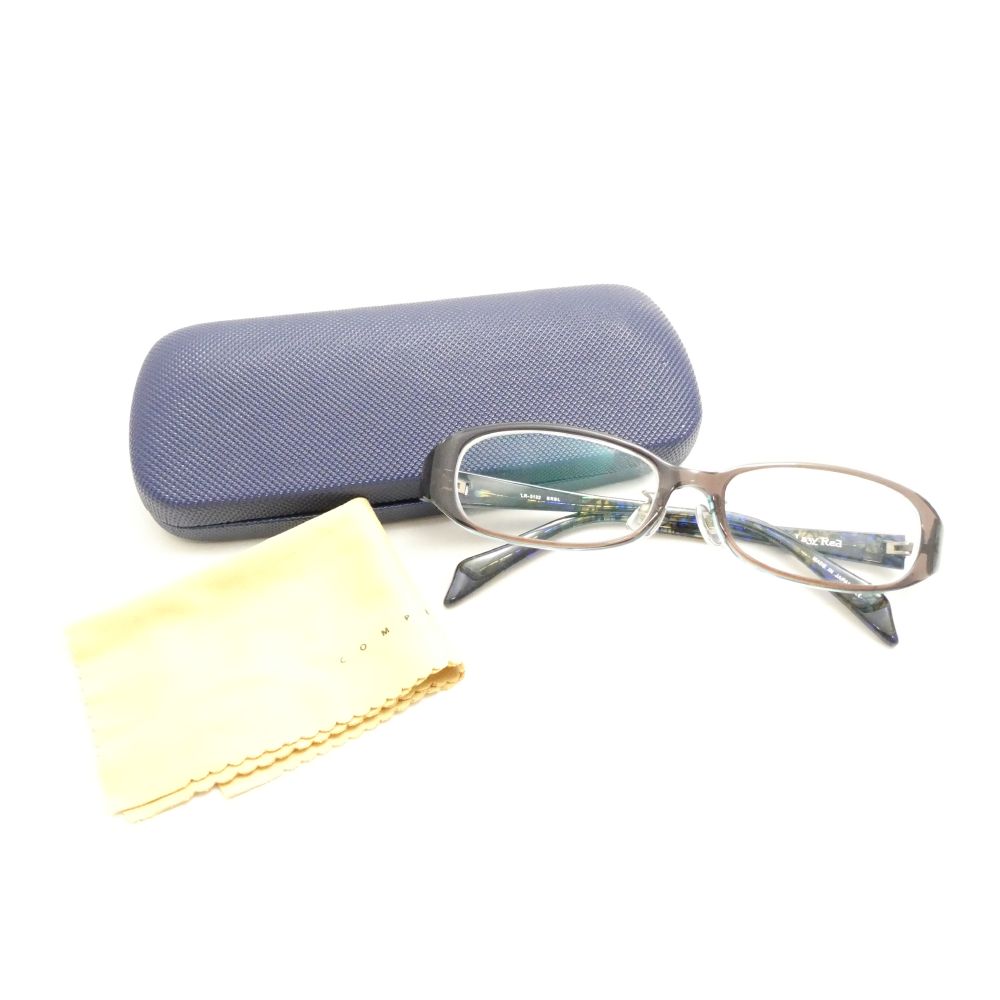 美品 KANEKO OPTICAL 先だつものメガネ LAZY RED (LR-3132 BRBL) めがね (度入り口・入口) 1点 アイウェア 兼用 AY6355 【中古】