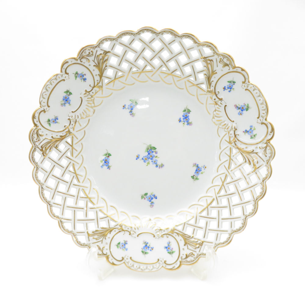 楽天市場】【中古】本物新品未使用Meissenマイセン磁器の飾り皿 た-107