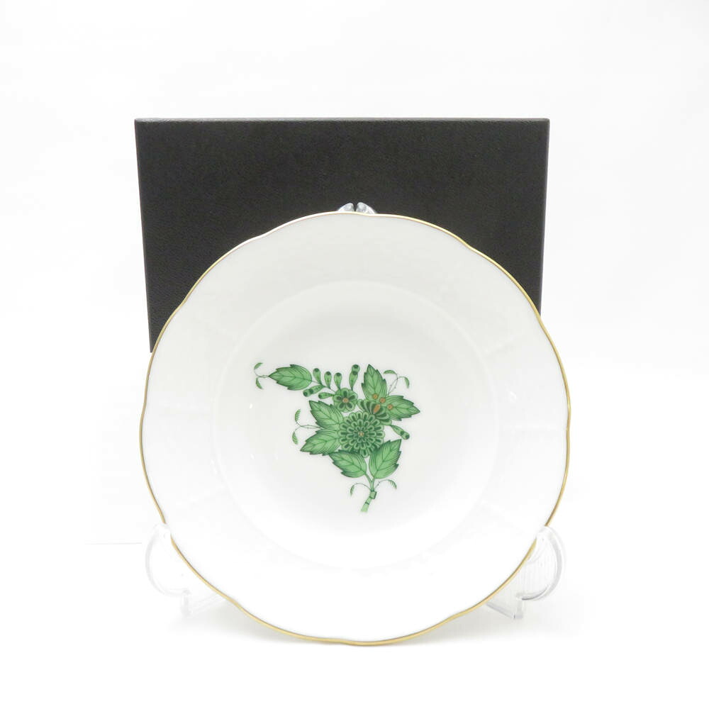 【希少】ヘレンド トゥッピーニの角笛 大皿　飾り皿 希少】ヘレンド トゥッピーニの角笛 大皿 飾り皿