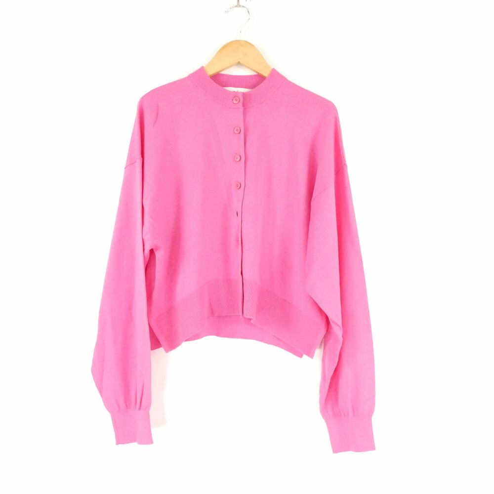美品　エンフォルド　ウェーブカーディガン　38 ENFOLD 美品 エンフォルド 24SS WAVE DRAPE CARDIGAN