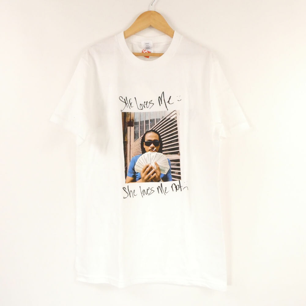 美品 Supreme シュプリーム 25SS マックス B (MAX B TEE) 半袖Tシャツ 1点 S 170/88A コットン100％ プリント メンズ AY6771A17 【中古】