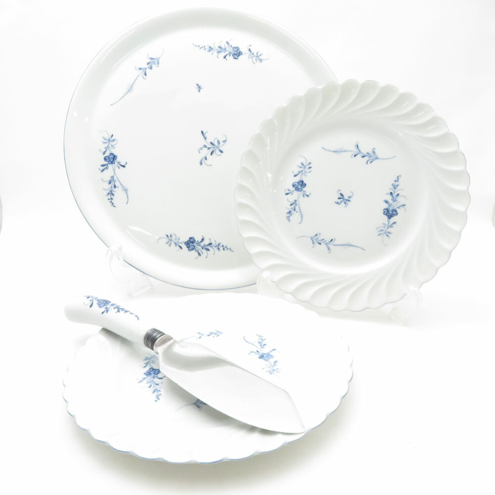 美品 HAVILAND アビランド 中皿 お皿 西洋菓子サーヴァー 4点 仕掛ける SY13119J2 【中古】
