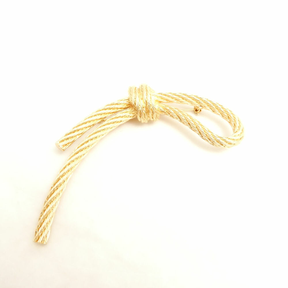 楽天市場】クリスチャンディオール Christian Dior リボン ブローチ