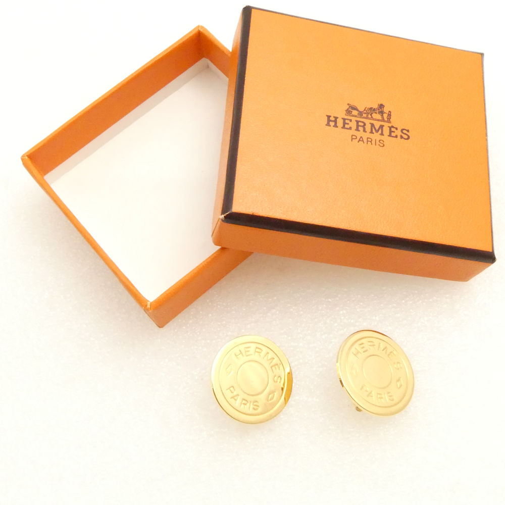 楽天市場】【ヴィンテージ】 エルメス イヤリング セリエ ウッド GP