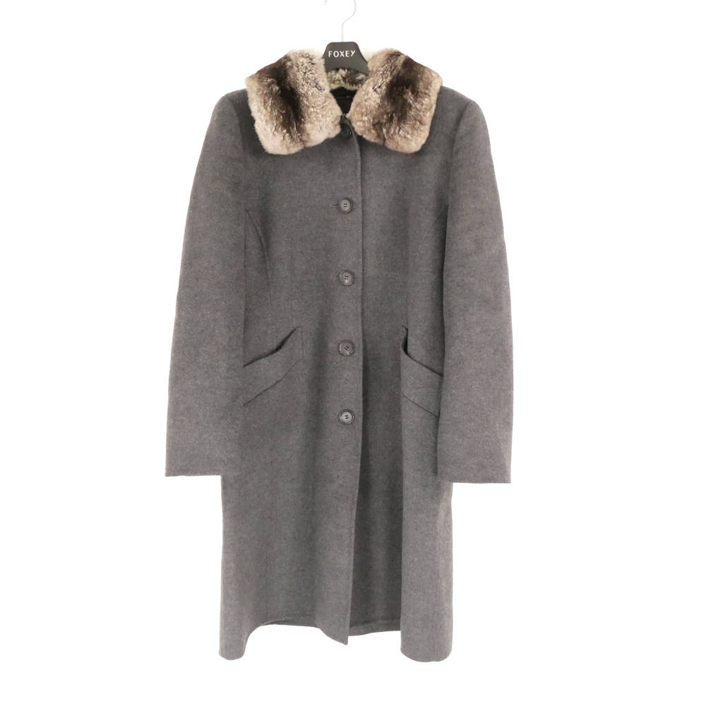 楽天市場】【フォクシー】Foxey カシミヤ ミンクファー コクーンコート