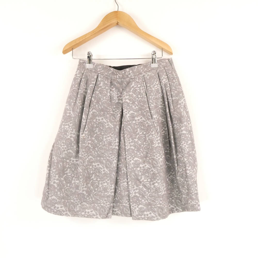 美品✨Drawer ドゥロワー ラップスカート　ツイード　チェック柄　36 S 美品✨Drawer ドゥロワー ラップスカート ツイード チェック柄 36 S