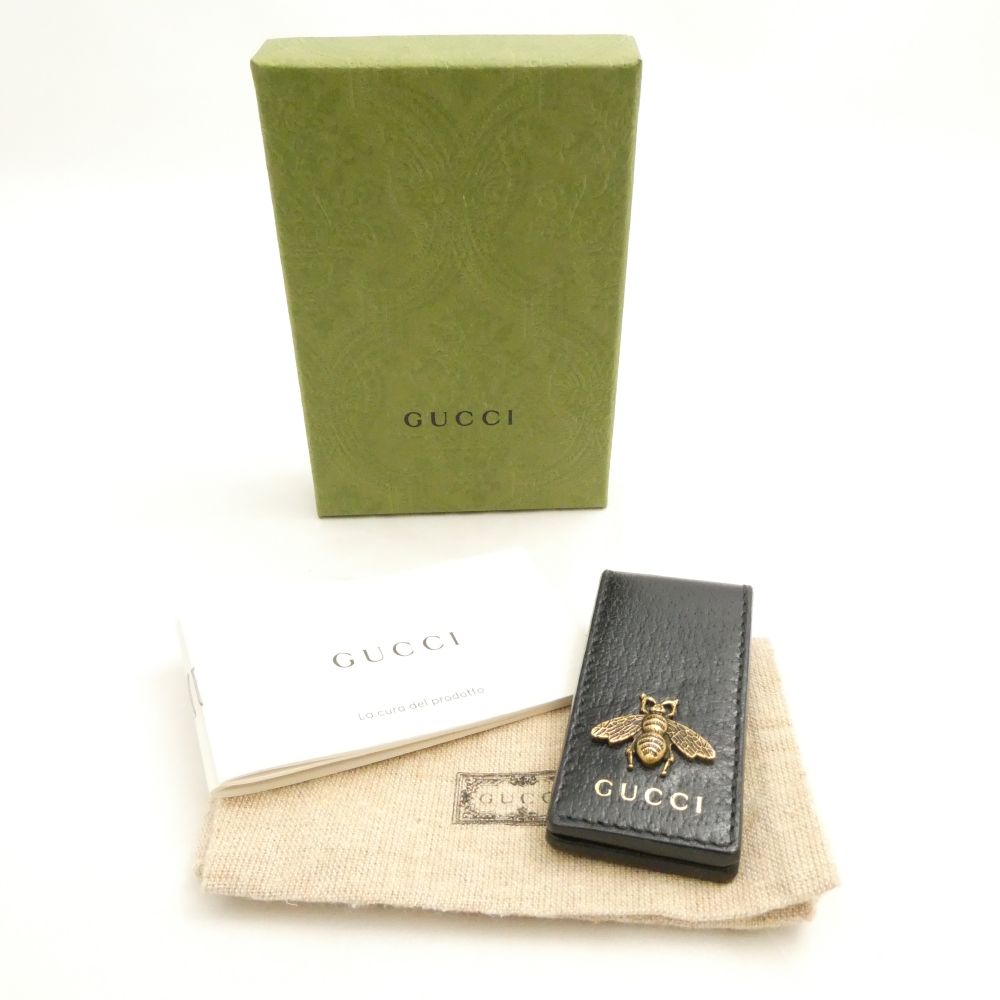 GUCCIグッチ CATキャットモチーフ マネークリップ スターリング