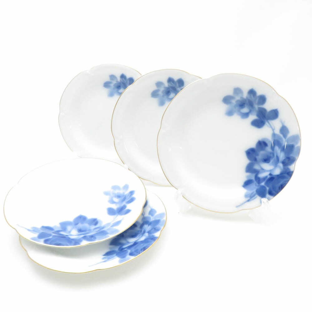 楽天市場】大倉陶園 花毬 13cm梅型小皿5枚揃 プレート 日本製 114HV