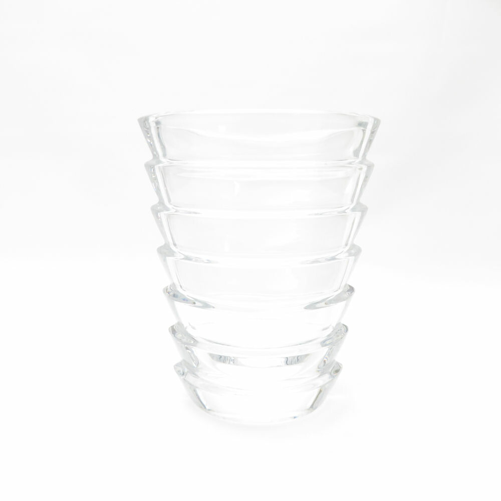 Baccarat バカラ　フラワーベース　オルグ　スパイラル　クリスタル　箱付 バカラ 未使用品 バカラ フラワーベース オルグ スパイラル