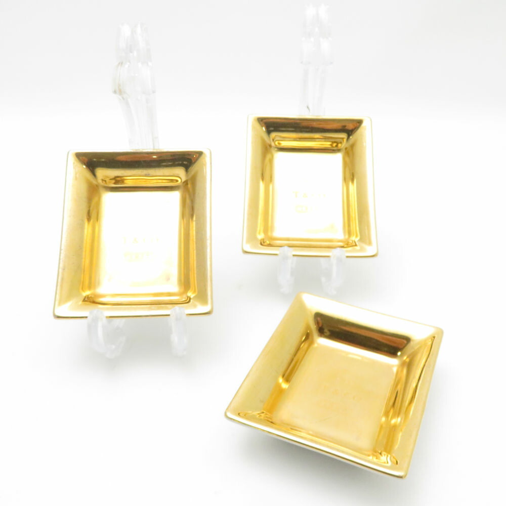 楽天市場】【中古】新品同様 ティファニー 小皿セット メタリック