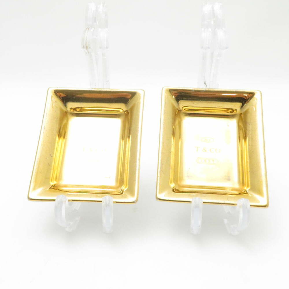 楽天市場】【中古】新品同様 ティファニー 小皿セット メタリック