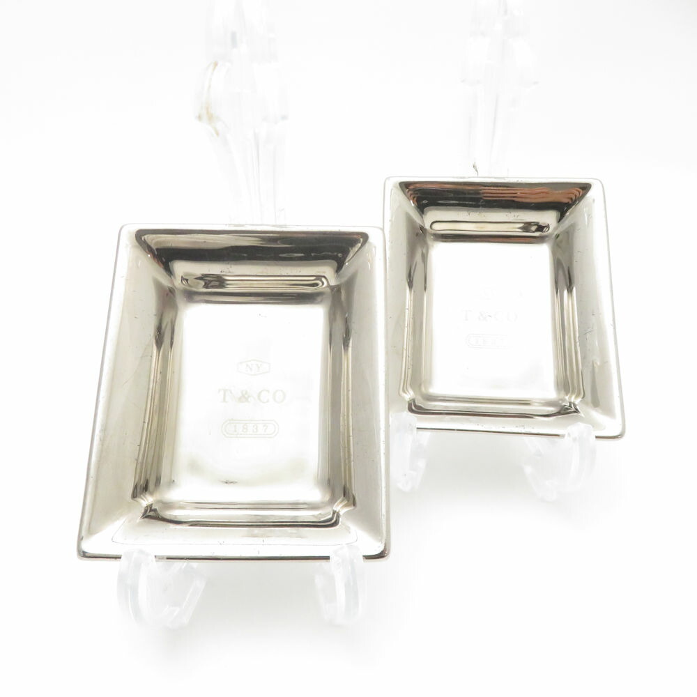 楽天市場】【中古】新品同様 ティファニー 小皿セット メタリック