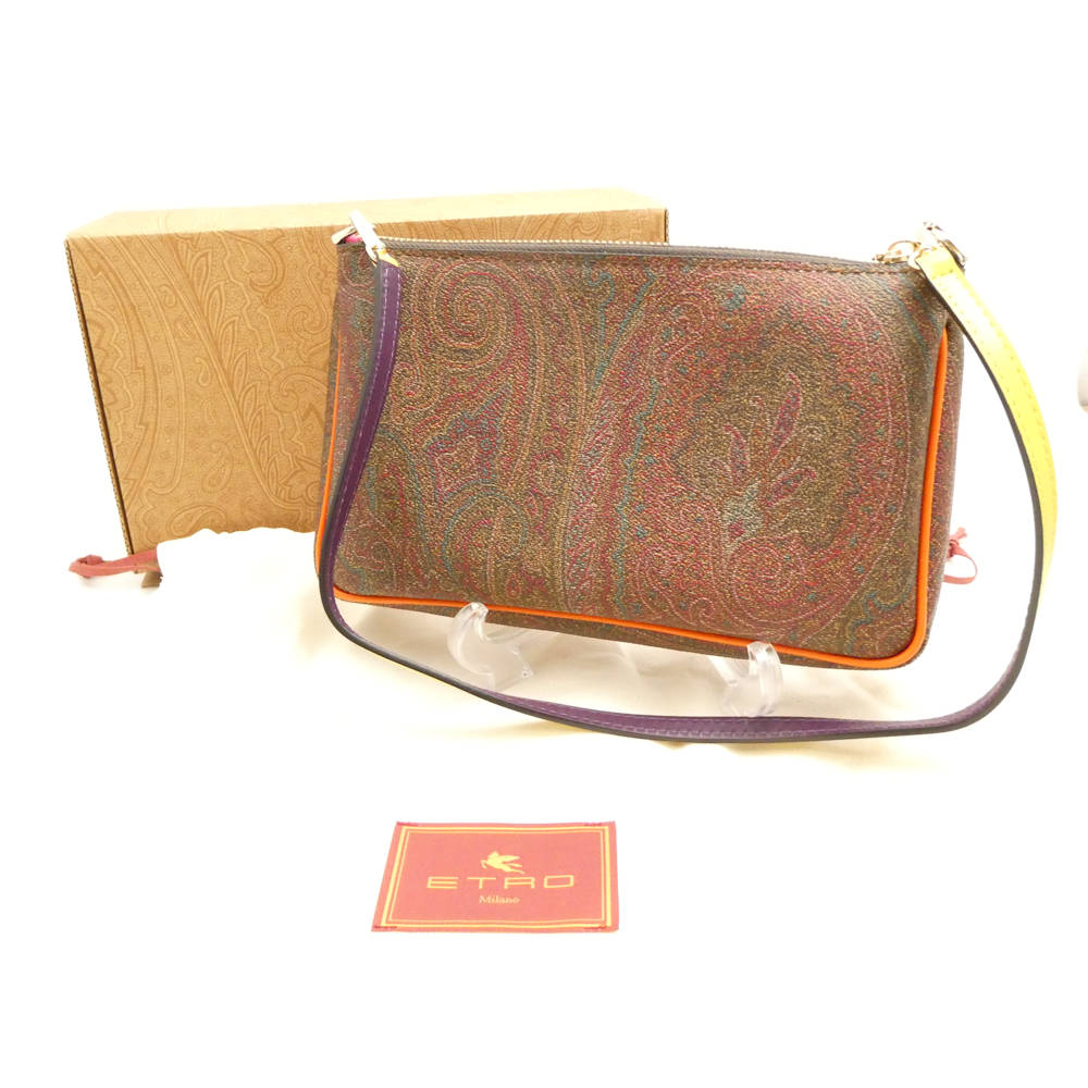 楽天市場】ETRO エトロ レザー バッグ用 ショルダーストラップ 肩掛け