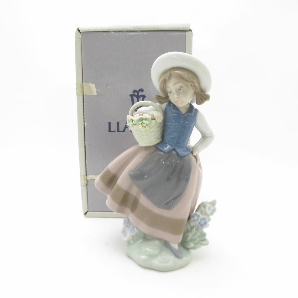 楽天市場】美品 LLADRO リヤドロ 5292「恋の花が咲く」 フィギュリン