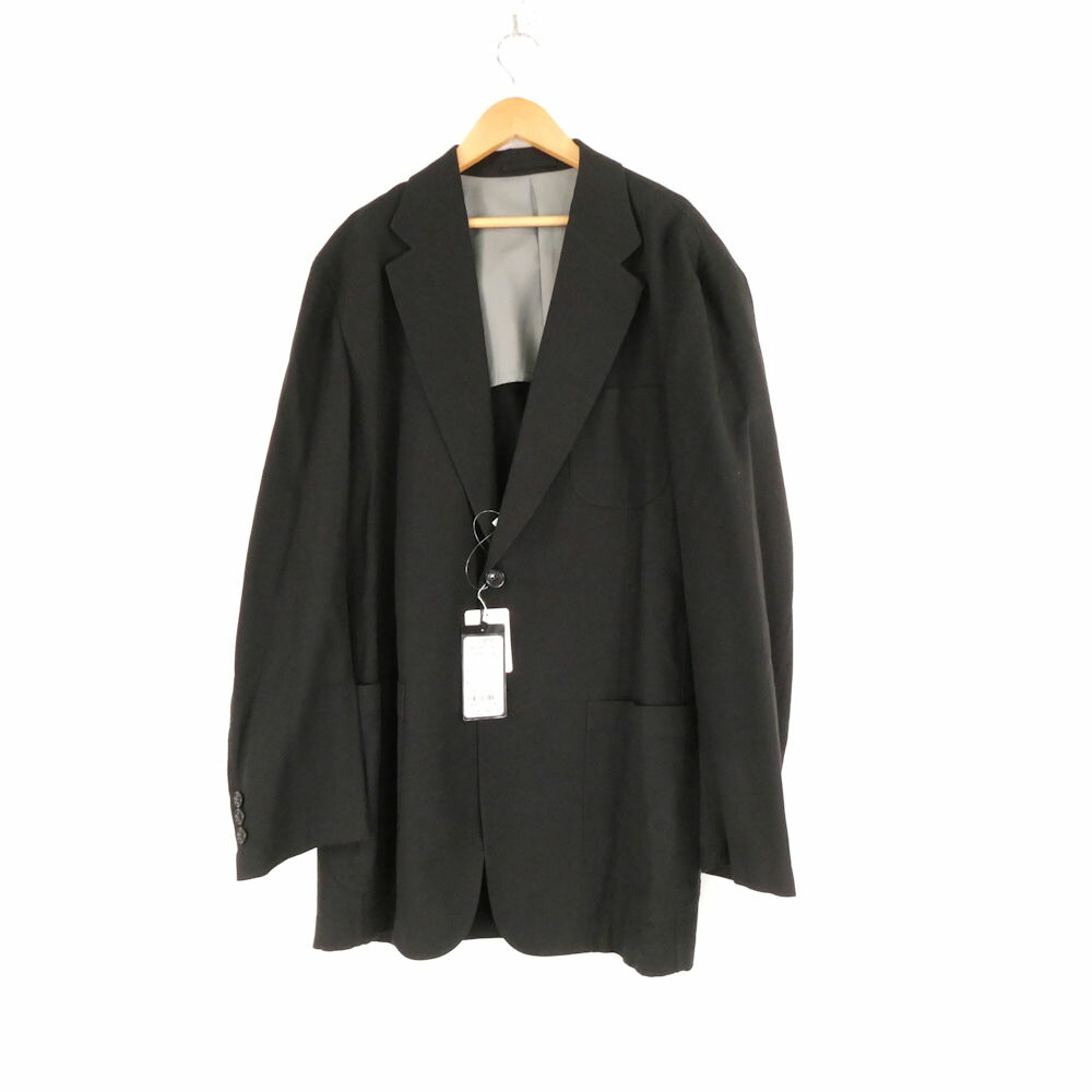 美品 LANVIN COLLECTION ランバンコレクション テーラードジャケットジャケット 48（おおよそM想定） コットン100％ 古着 アウター 背抜き 2ボタン メンズ AY7477A28 【中古】