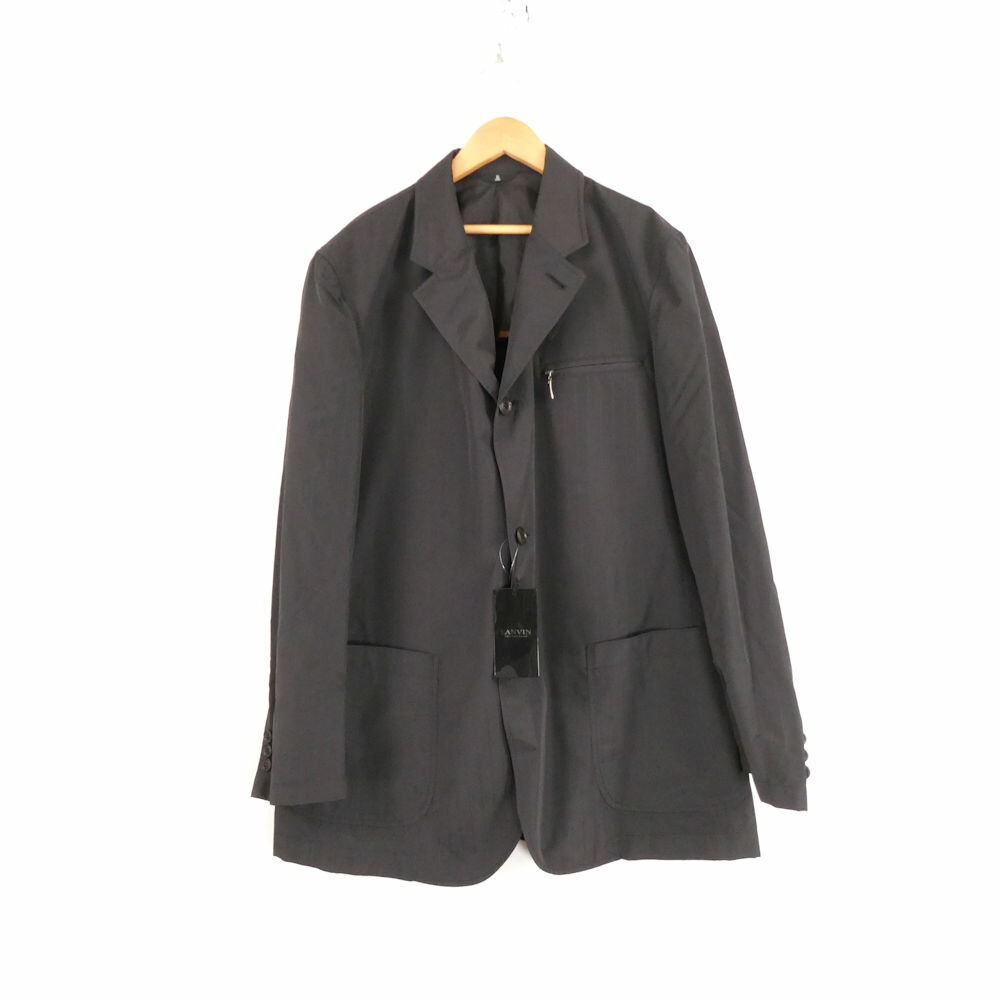 美品 LANVIN COLLECTION ランバンコレクション 上衣 50 (おおよそL当てずっぽう) ナイロン他 古着 アウター 背抜き 2名取り草 メンズ AY7484A5 【中古】