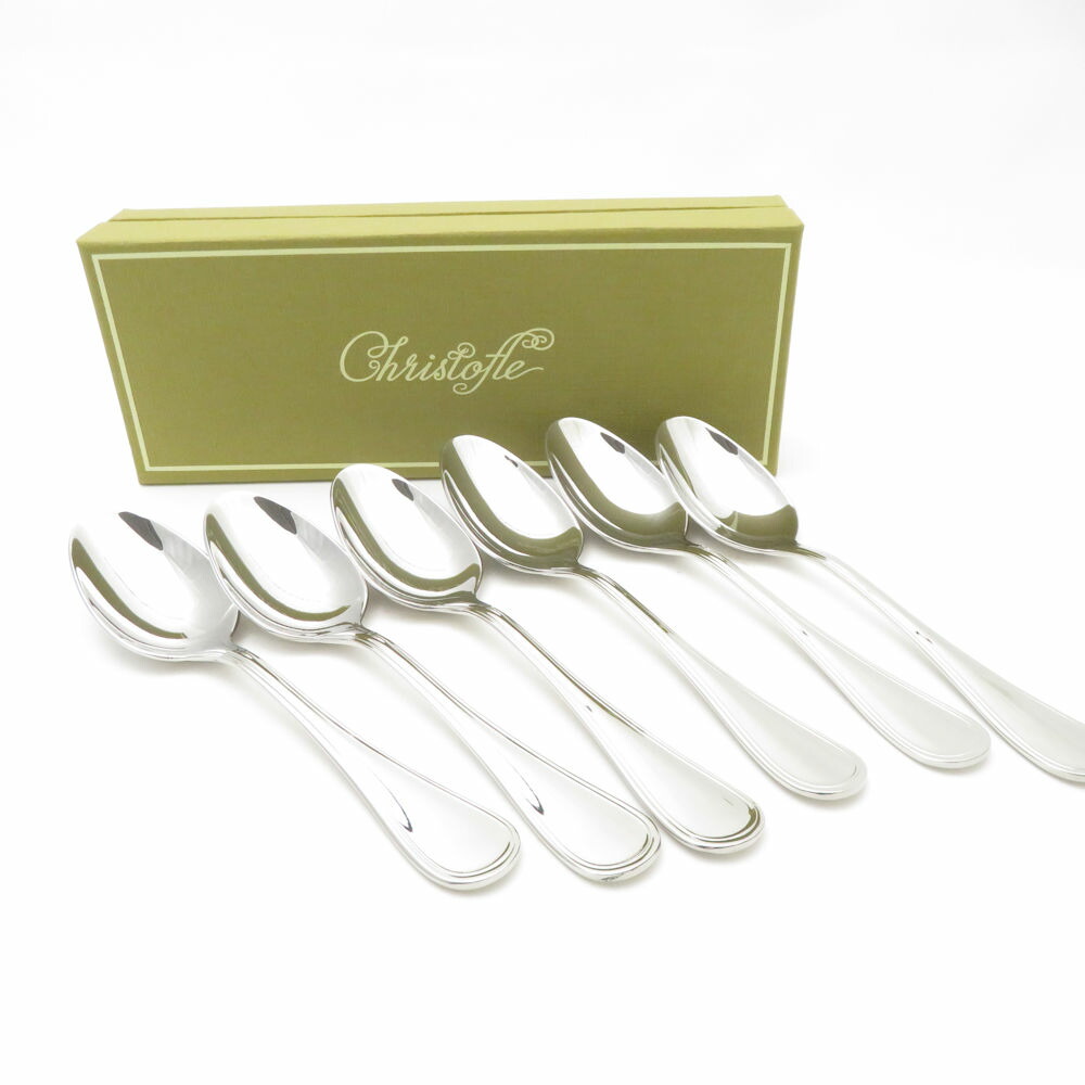 楽天市場】【中古】Christofle クリストフル リュバン ティースプーン
