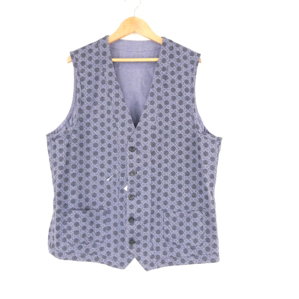 楽天市場】GRAPHPAPER SUVIN VEST BLACK Size-1 GM201-80122B グラフ