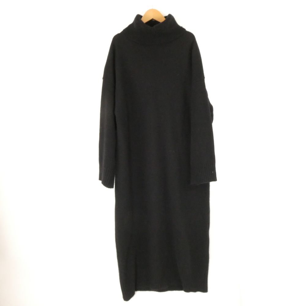 EVERYDAY I LIKE エヴリディアイライク 衣装 FREE 羊毛 カシミール 長袖 ロング タートルネックニットドレス レディース 金3770A46 【中古】