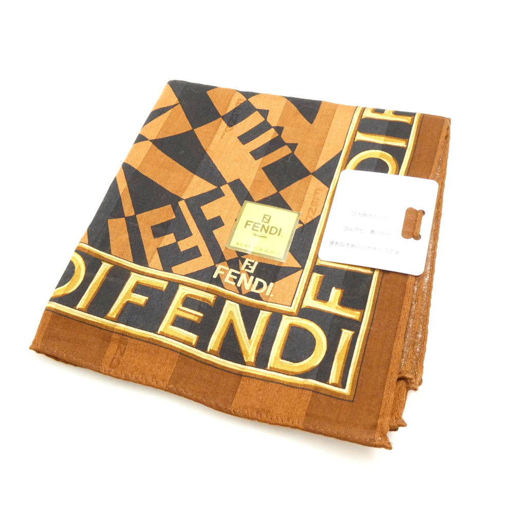楽天市場】□新品同様□ FENDI フェンディ ズッカ柄 シルク100