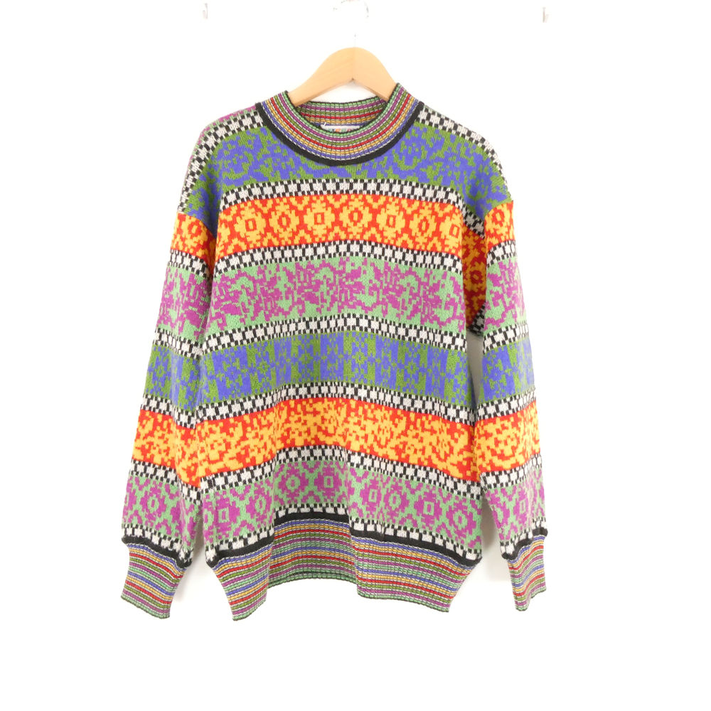 楽天市場】MISSONI ミッソーニ ニット 90s リーフ ジャガード コットン