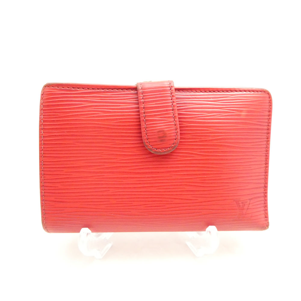 難有 LOUIS VUITTON ルイヴィトン M63247 エピ ポルトモネビエヴィエノワ 二つ折り財布 1点 小銭入れあり サイフ ウォレット レディース AM7892 【中古】|reMOVE 店