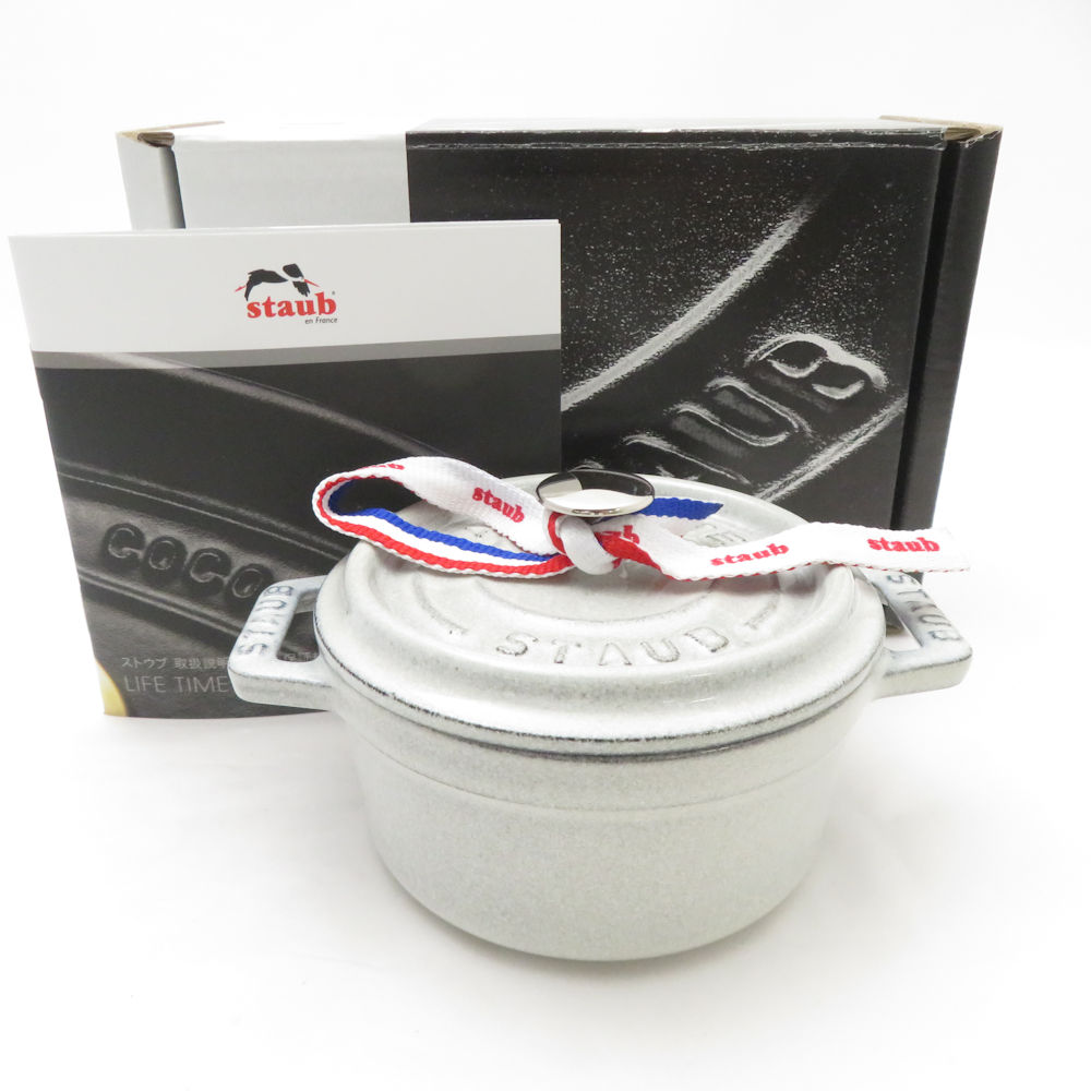 未使用 STAUB ストウブ ピコ・ココット ラウンド 両手鍋 10cm 0.25L カンパーニュ SC10225Z 【中古】 9,072円