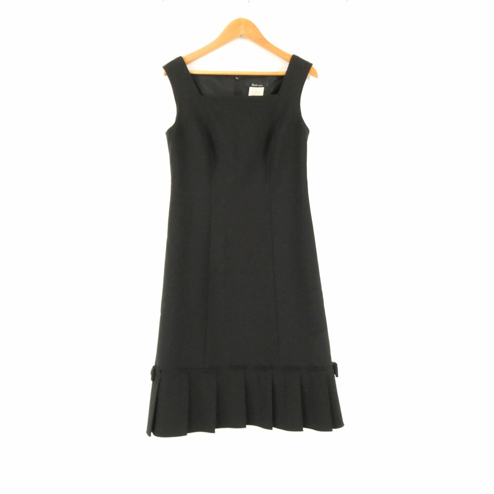 美品 Rene basic ルネ 5416010 衣装 32 ポリエステル ポリウレタン ノースリーブ 裾筋目 シュロの葉 レディース AN2797A50 【中古】