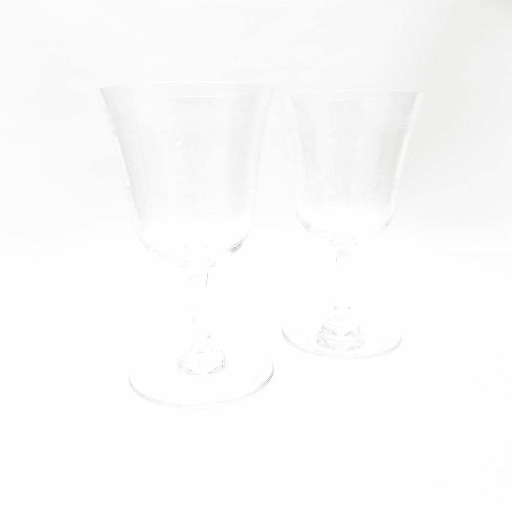 Baccarat バカラ ラファイエット ぶどう酒水呑み 2客 ありの実 12糎 SM4973J2 【中古】