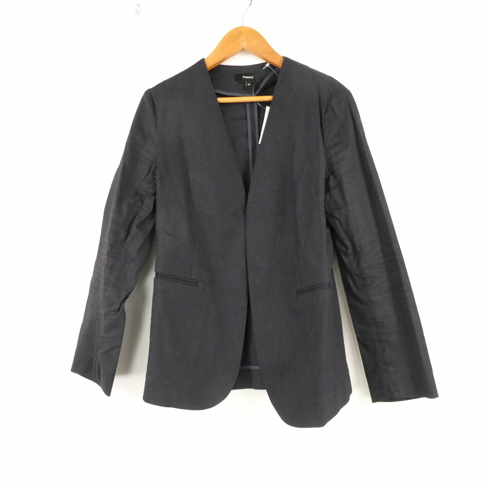 Theory セオリー ノーカラージャケット 00 リネン 他 背抜き レディース AM8110A57 【中古】 4,620円
