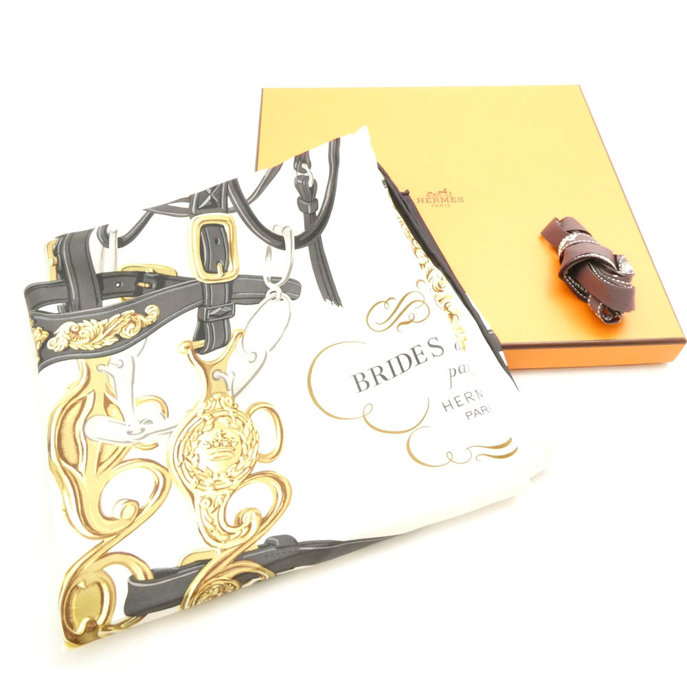 楽天市場】【新品同様】HERMES エルメス カレ90 BRIDES de GALA