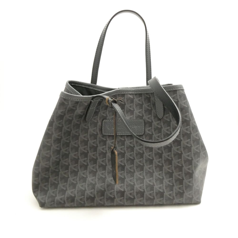 美品 Felisi フェリージ MONOGRAM TOTE BAG モノグラム(17-28/4) トートバッグ PVCレザー ハンド 長方形/舟型 かばん 鞄 AU4185 【中古】