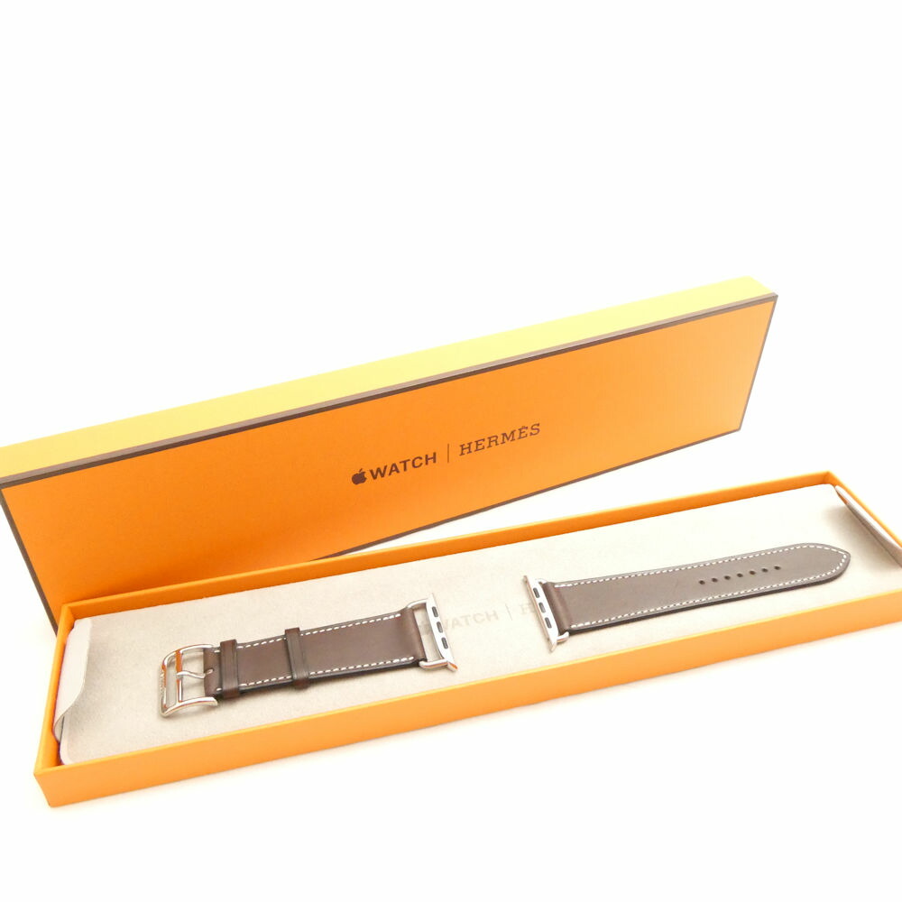 未当て嵌める HERMES エルメス MN7X3FE/A アトラージュシンプルトゥール Apple Watch なめし革ダンス楽隊 45粍 AM7926 【中古】