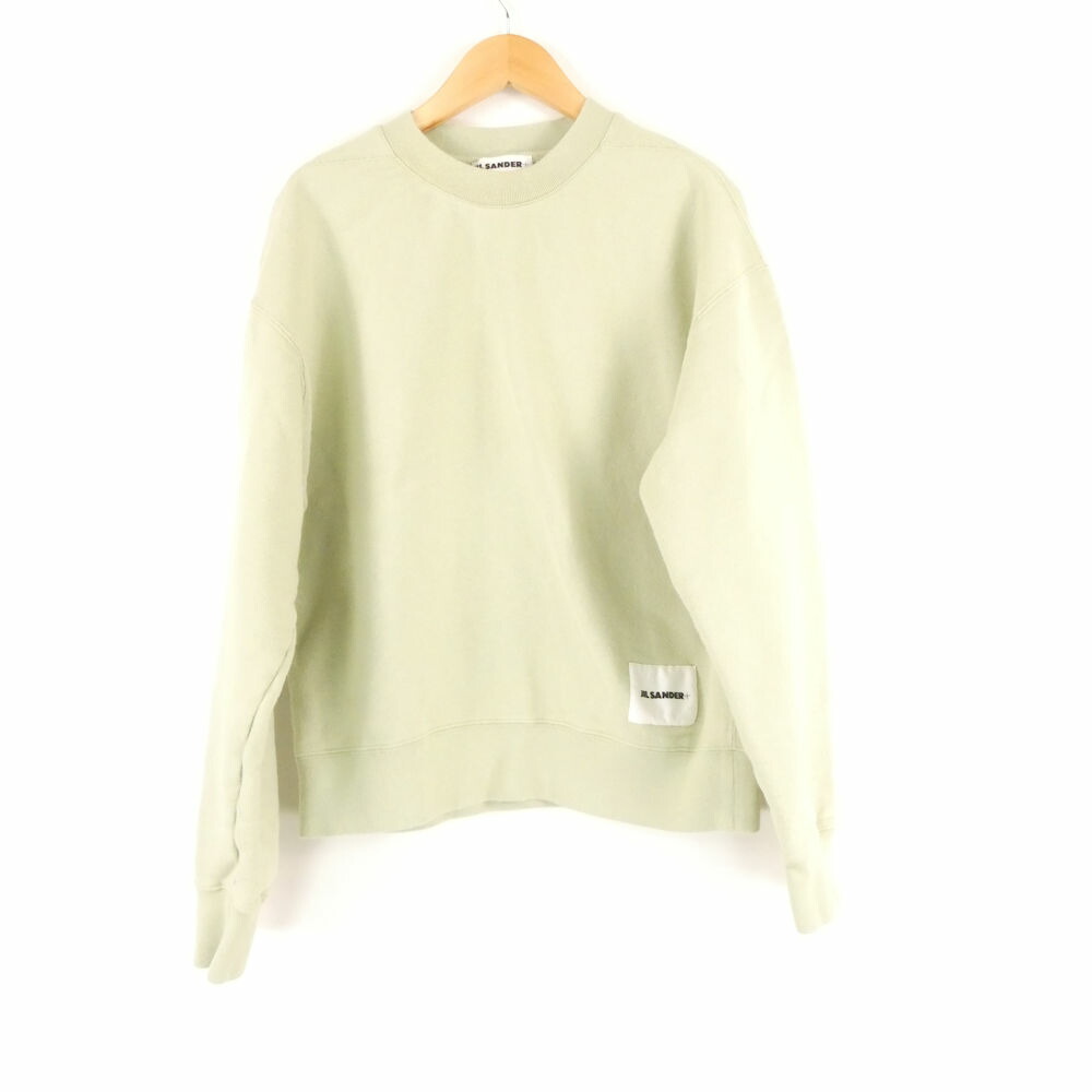 JIL SANDER + ジルサンダー 調教師 XS 綿織物100％ 長袖 汗水 ティーシャツ ロゴタイプ レディース AM8383A11 【中古】