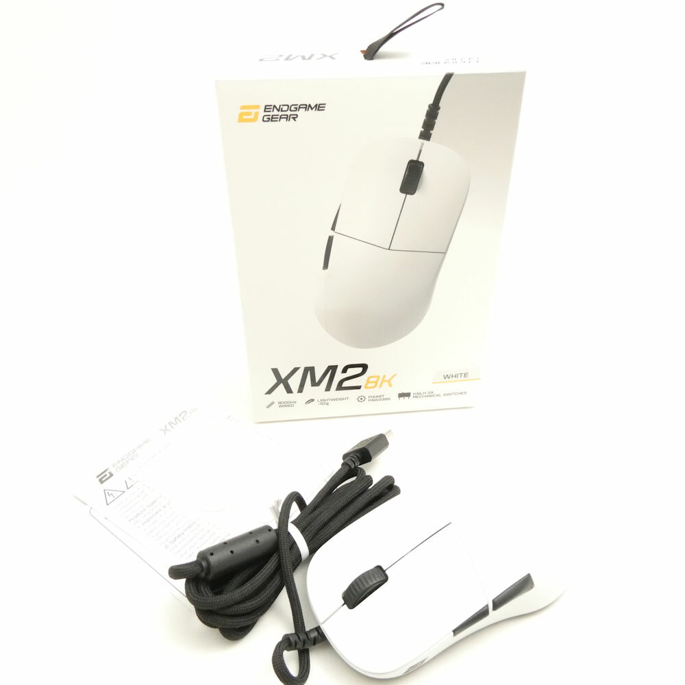 美品 ENDGAME GEAR エンドゲームギア XM2 8K ゲーミングマウス 有線 e運動競技 取り組み HM833 【中古】