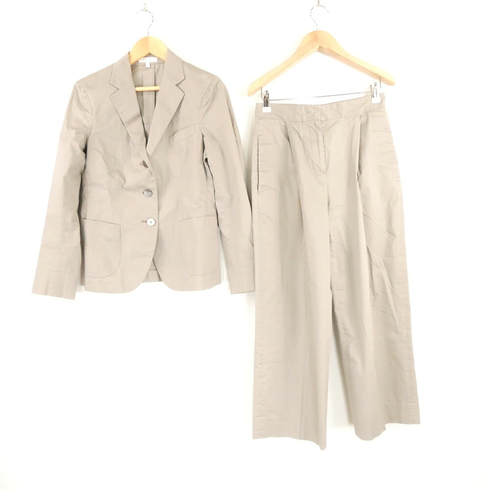 美品 BOGLIOLI ボリオリ セットアップ 38 コットン他 セット ローライズ ジャケット パンツ レディース AD1687A13 【中古】