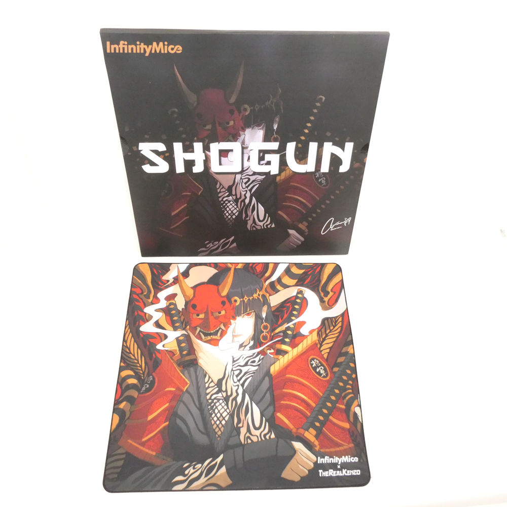 美品 InfinityMice SHOGUN THE REAL KENZOコラボ ゲーミングマウスパッド 490×490mm XL SQ 将軍 FPS eスポーツ PC HU1750 【中古】|reMOVE 店