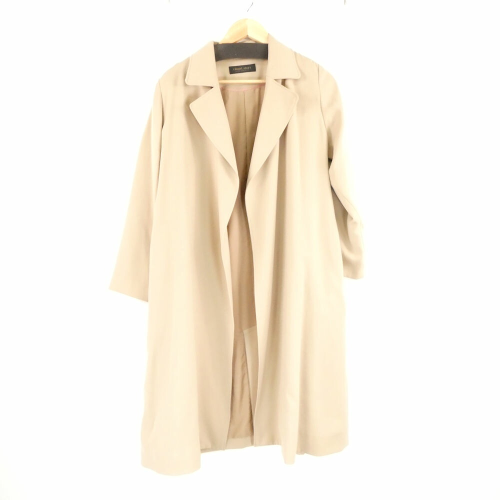 美品 closet story クローゼットストーリー 6925-126-0155 ユル トレンチコート F ポリエステル100％ ガウン レディース AM8572A44 【中古】