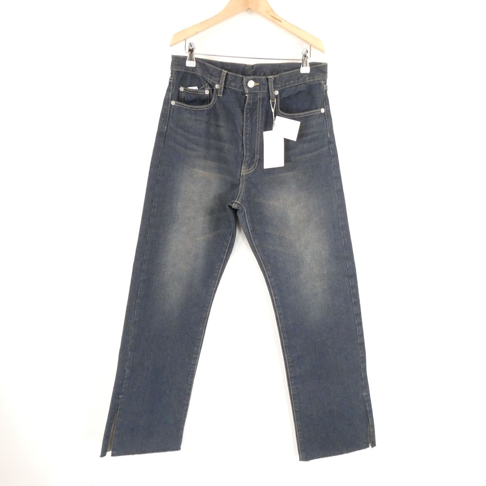 未当て嵌める RIVE DROITE リヴドロワ RDZ5031403A0001 slit DENIM ジーンズズボン下 38 綿織物100％ デニム ジーパン レディース AM8574A11 【中古】