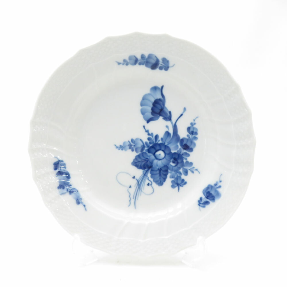 ROYAL COPENHAGEN ロイヤルコペンハーゲン ブルーフラワーカーブ 中皿 1枚 20糎一皿 デンマーク王国製 花 青 SC10774B1 【中古】