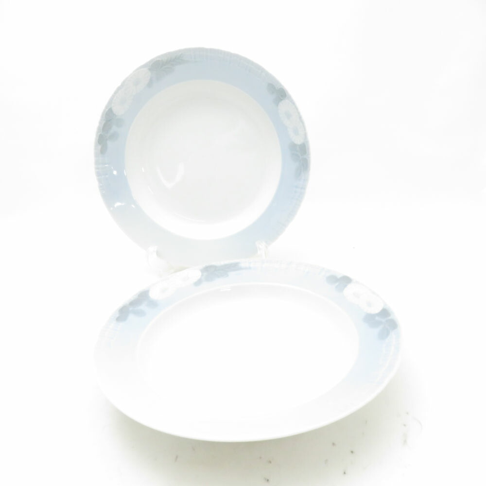 未当て嵌める ROYAL COPENHAGEN ロイヤルコペンハーゲン ミッドサマーナイトドリーム(真夏の夜の夢) 吸いもの一皿 2枚 ありの実 23糎 デンマーク王国製 ディープ 滅多に無い SC10937X1 【中古】