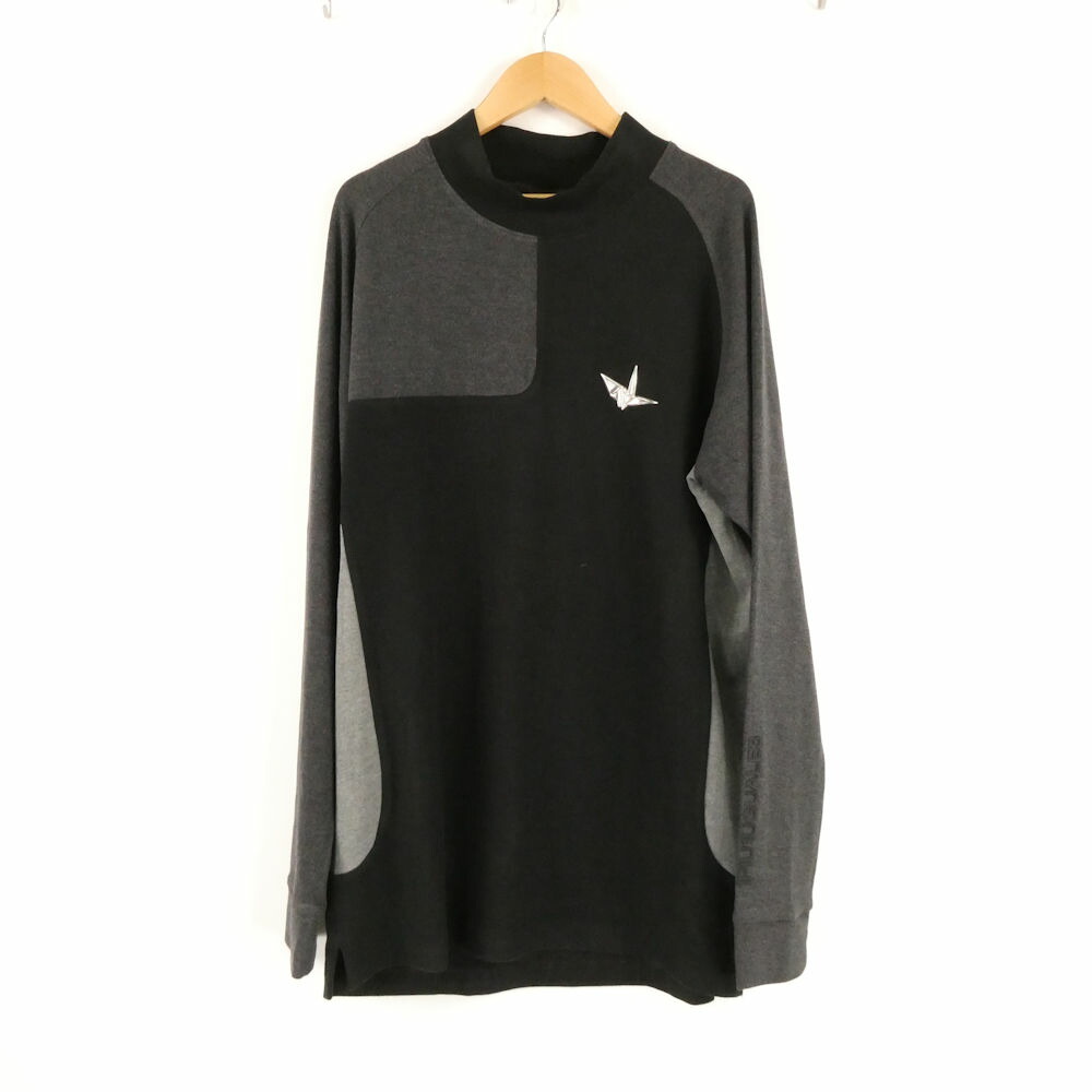 美品 1PIU1UGUALE3 ウノピュウノウグァーレトレ GRT265 GPU015 113 GOLF COLOR SCHEME MOCK NECK モックネックシャツ IV M大きさ好いかげんに アクリル樹脂 他 長袖 ゴルフ トップス カットソー メンズ AM8659A94 【中古】