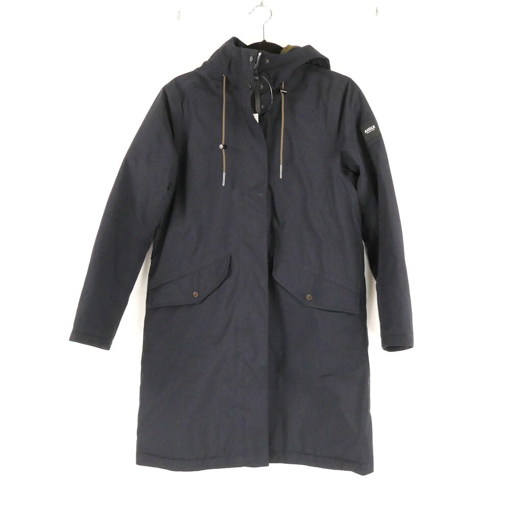 AIGLE エーグル ゴアテックス GORE-TEX 厚地の外套 36 ポリエステル100％ 中綿 ボンネット フーディ レディース AM8674B23 【中古】