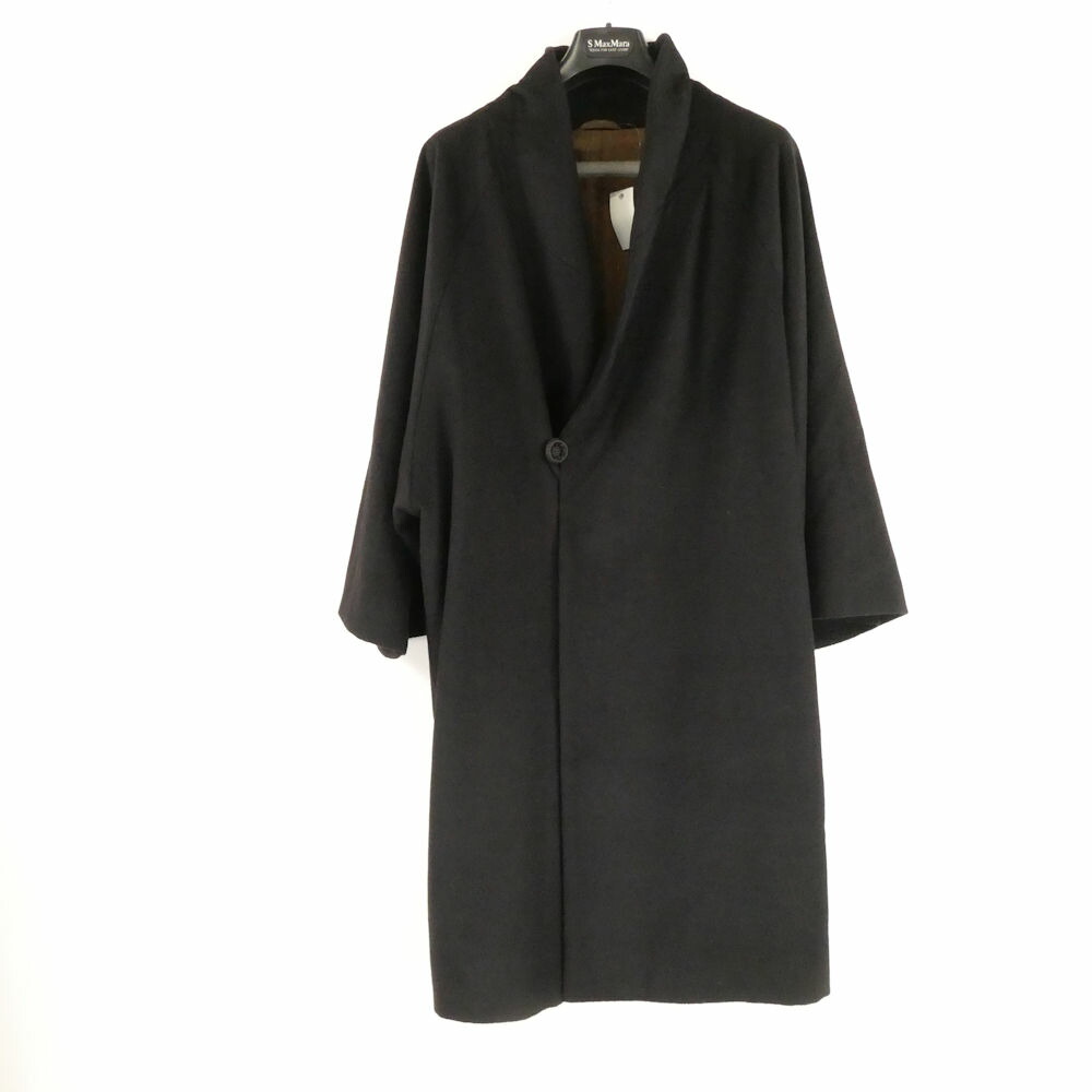 美品 和装厚地の外套 L カシミール100％ 御召しもの用 レディース AO4123B23 【中古】