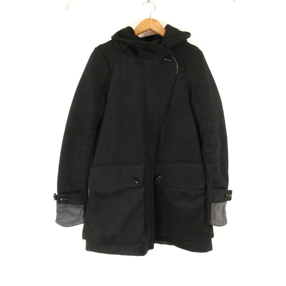 美品 DENHAM デンハム 厚地の外套 羊毛 他 中綿 ジップアップ フーディ レディース AM8730B22 【中古】