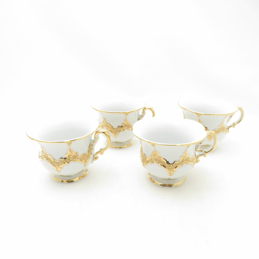 美品 MEISSEN マイセン B質問用紙 グランツゴールド 優勝杯 4点 仕掛ける 金彩 SM5170V2 【中古】